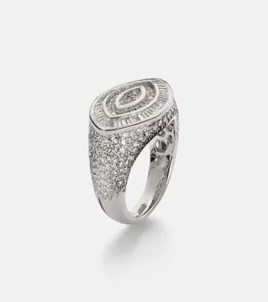 Shay Jewelry 18kt white gold pinky ring with diamonds | Thumbnail 2 Shay Jewelry 18kt white gold pinky ring with diamonds | Thumbnail 2