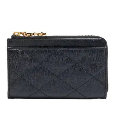 Saint Laurent Cassandre Bijou quilted leather card case | Thumbnail 1 Saint Laurent Cassandre Bijou quilted leather card case | Thumbnail 1