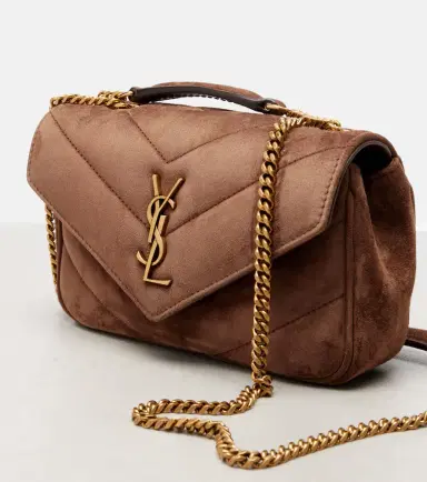 Saint Laurent Loulou suede shoulder bag | Thumbnail 2 Saint Laurent Loulou suede shoulder bag | Thumbnail 2