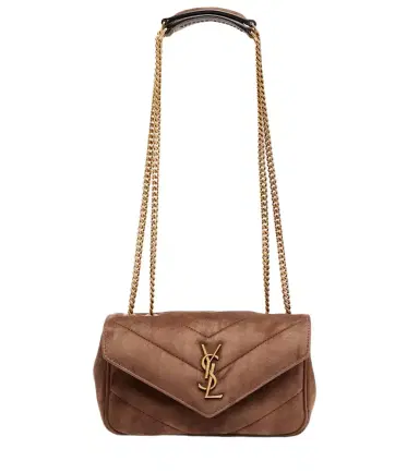 Saint Laurent Loulou suede shoulder bag | Thumbnail 1 Saint Laurent Loulou suede shoulder bag | Thumbnail 1