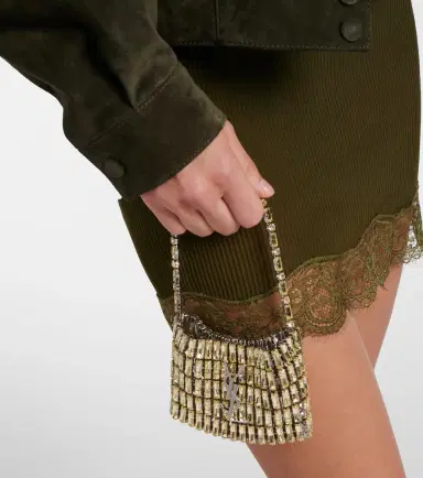 Saint Laurent Evening Micro embellished top-handle bag | Thumbnail 5 Saint Laurent Evening Micro embellished top-handle bag | Thumbnail 5