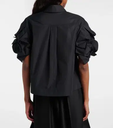 Simone Rocha Puff-sleeve cotton shirt | Thumbnail 3 Simone Rocha Puff-sleeve cotton shirt | Thumbnail 3