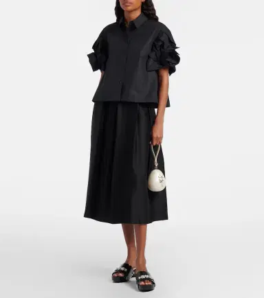 Simone Rocha Puff-sleeve cotton shirt | Thumbnail 4 Simone Rocha Puff-sleeve cotton shirt | Thumbnail 4