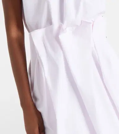 Simone Rocha Pleated cotton pencil skirt | Thumbnail 2 Simone Rocha Pleated cotton pencil skirt | Thumbnail 2