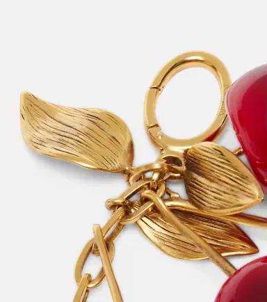 Saint Laurent Cassandre bag charm | Thumbnail 2 Saint Laurent Cassandre bag charm | Thumbnail 2