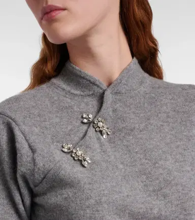 Simone Rocha Embellished cashmere sweater | Thumbnail 3 Simone Rocha Embellished cashmere sweater | Thumbnail 3