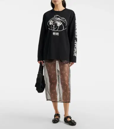 Simone Rocha Floral midi skirt | Thumbnail 6 Simone Rocha Floral midi skirt | Thumbnail 6
