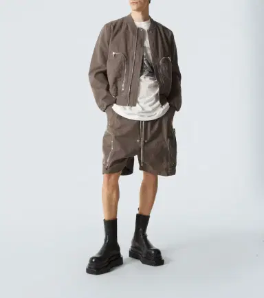 Rick Owens Cotton bomber jacket | Thumbnail 2 Rick Owens Cotton bomber jacket | Thumbnail 2