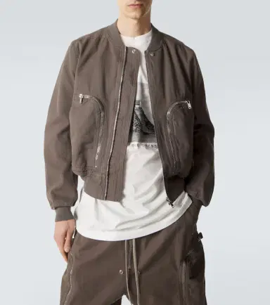 Rick Owens Cotton bomber jacket | Thumbnail 4 Rick Owens Cotton bomber jacket | Thumbnail 4