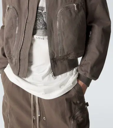 Rick Owens Cotton bomber jacket | Thumbnail 6 Rick Owens Cotton bomber jacket | Thumbnail 6