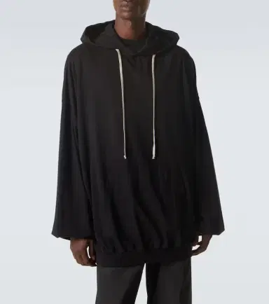 Rick Owens DRKSHDW Hun cotton jersey hoodie | Thumbnail 2 Rick Owens DRKSHDW Hun cotton jersey hoodie | Thumbnail 2