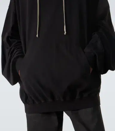 Rick Owens DRKSHDW Hun cotton jersey hoodie | Thumbnail 4 Rick Owens DRKSHDW Hun cotton jersey hoodie | Thumbnail 4