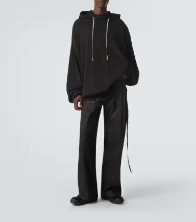 Rick Owens DRKSHDW Hun cotton jersey hoodie | Thumbnail 5 Rick Owens DRKSHDW Hun cotton jersey hoodie | Thumbnail 5