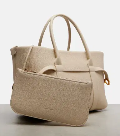 Loro Piana Ghiera Small leather shopper | Thumbnail 4 Loro Piana Ghiera Small leather shopper | Thumbnail 4