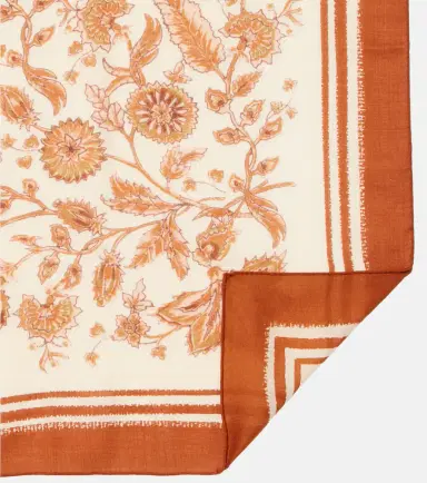Loro Piana Floral cashmere and silk scarf | Thumbnail 3 Loro Piana Floral cashmere and silk scarf | Thumbnail 3
