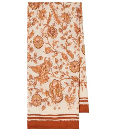 Loro Piana Floral cashmere and silk scarf | Thumbnail 1 Loro Piana Floral cashmere and silk scarf | Thumbnail 1