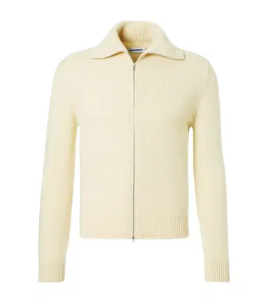 Jil Sander Wool-blend zip-up sweater | Thumbnail 1 Jil Sander Wool-blend zip-up sweater | Thumbnail 1