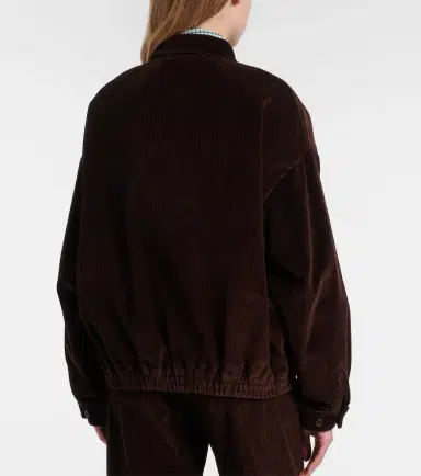 Miu Miu Oversized cotton corduroy blouson jacket | Thumbnail 2 Miu Miu Oversized cotton corduroy blouson jacket | Thumbnail 2