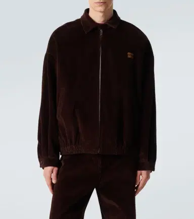 Miu Miu Cotton corduroy blouson jacket | Thumbnail 4 Miu Miu Cotton corduroy blouson jacket | Thumbnail 4