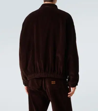 Miu Miu Cotton corduroy blouson jacket | Thumbnail 5 Miu Miu Cotton corduroy blouson jacket | Thumbnail 5