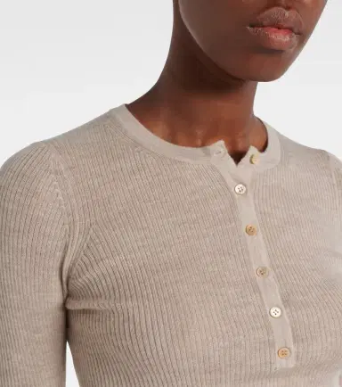 Gabriela Hearst Julian cashmere and silk Henley shirt | Thumbnail 2 Gabriela Hearst Julian cashmere and silk Henley shirt | Thumbnail 2