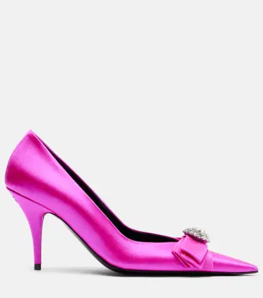Balenciaga Avenue Palazzo 90 embellished satin pumps | Thumbnail 2 Balenciaga Avenue Palazzo 90 embellished satin pumps | Thumbnail 2