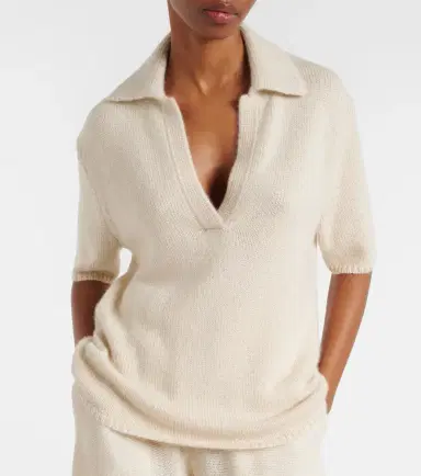 Gabriela Hearst Sohan cashmere polo shirt | Thumbnail 4 Gabriela Hearst Sohan cashmere polo shirt | Thumbnail 4