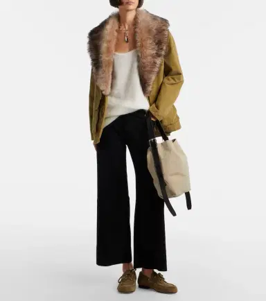 STOULS Lilou cropped suede wide-leg pants | Thumbnail 5 STOULS Lilou cropped suede wide-leg pants | Thumbnail 5