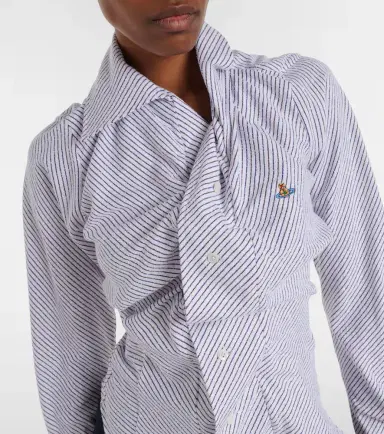 Vivienne Westwood Striped cotton-blend poplin shirt | Thumbnail 4 Vivienne Westwood Striped cotton-blend poplin shirt | Thumbnail 4