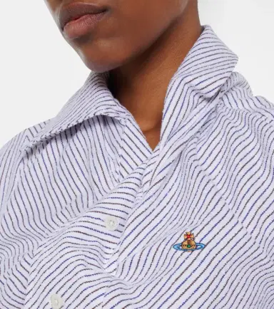 Vivienne Westwood Striped cotton-blend poplin shirt | Thumbnail 6 Vivienne Westwood Striped cotton-blend poplin shirt | Thumbnail 6