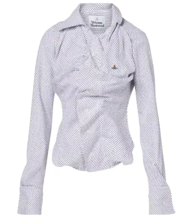 Vivienne Westwood Striped cotton-blend poplin shirt | Thumbnail 1 Vivienne Westwood Striped cotton-blend poplin shirt | Thumbnail 1