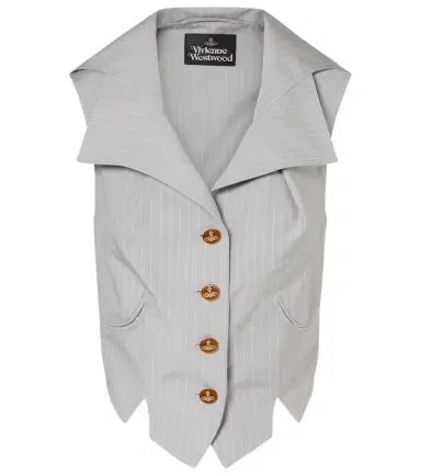 Vivienne Westwood Meryl pinstripe cotton vest | Thumbnail 1 Vivienne Westwood Meryl pinstripe cotton vest | Thumbnail 1