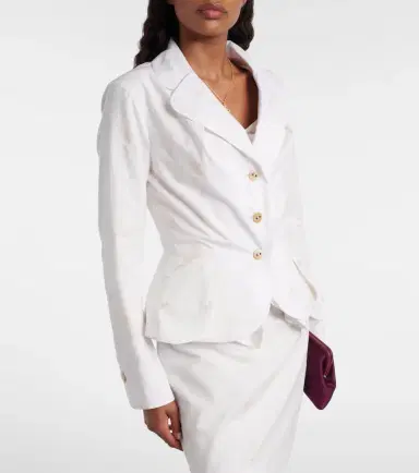 Vivienne Westwood Bettina floral cotton-blend blazer | Thumbnail 2 Vivienne Westwood Bettina floral cotton-blend blazer | Thumbnail 2