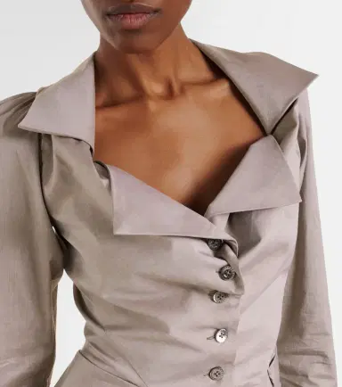 Vivienne Westwood Monday peplum cotton poplin shirt | Thumbnail 5 Vivienne Westwood Monday peplum cotton poplin shirt | Thumbnail 5