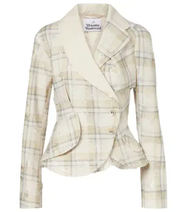 Vivienne Westwood Stormy tartan cotton-blend jacket | Thumbnail 1 Vivienne Westwood Stormy tartan cotton-blend jacket | Thumbnail 1