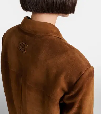 Miu Miu Suede jacket | Thumbnail 5 Miu Miu Suede jacket | Thumbnail 5