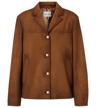 Miu Miu Suede jacket | Thumbnail 1 Miu Miu Suede jacket | Thumbnail 1