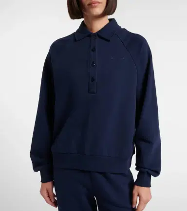 The Upside Elle cotton jersey polo sweater | Thumbnail 4 The Upside Elle cotton jersey polo sweater | Thumbnail 4