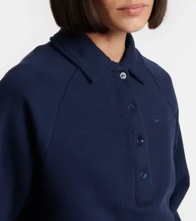 The Upside Elle cotton jersey polo sweater | Thumbnail 5 The Upside Elle cotton jersey polo sweater | Thumbnail 5