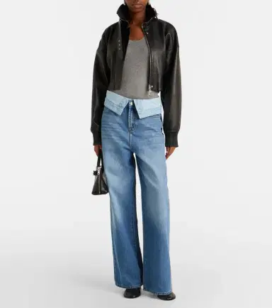 7 For All Mankind Double Layer Slouchy wide-leg jeans | Thumbnail 7 7 For All Mankind Double Layer Slouchy wide-leg jeans | Thumbnail 7