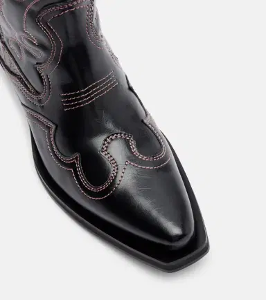 Ganni Mid Shaft embroidered cowboy boots | Thumbnail 3 Ganni Mid Shaft embroidered cowboy boots | Thumbnail 3