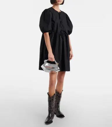 Ganni Mid Shaft embroidered cowboy boots | Thumbnail 6 Ganni Mid Shaft embroidered cowboy boots | Thumbnail 6