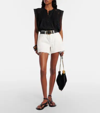 7 For All Mankind Monroe denim shorts | Thumbnail 3 7 For All Mankind Monroe denim shorts | Thumbnail 3