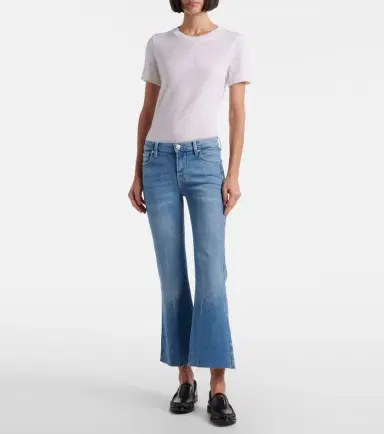 7 For All Mankind Dojo cropped flared jeans | Thumbnail 3 7 For All Mankind Dojo cropped flared jeans | Thumbnail 3