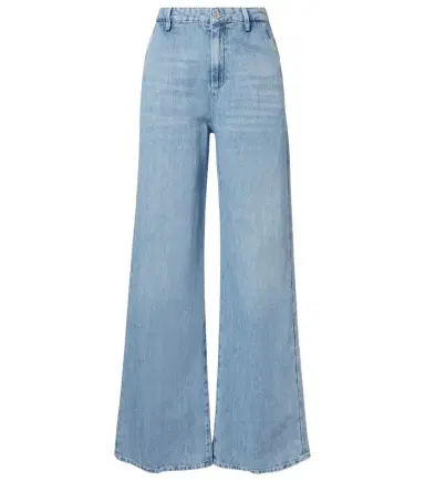 7 For All Mankind Cotton and linen wide-leg jeans | Thumbnail 1 7 For All Mankind Cotton and linen wide-leg jeans | Thumbnail 1