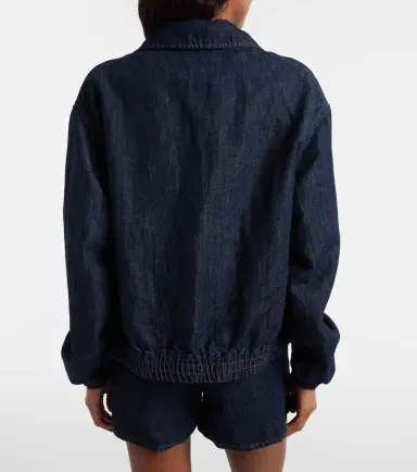7 For All Mankind Denim bomber jacket | Thumbnail 6 7 For All Mankind Denim bomber jacket | Thumbnail 6