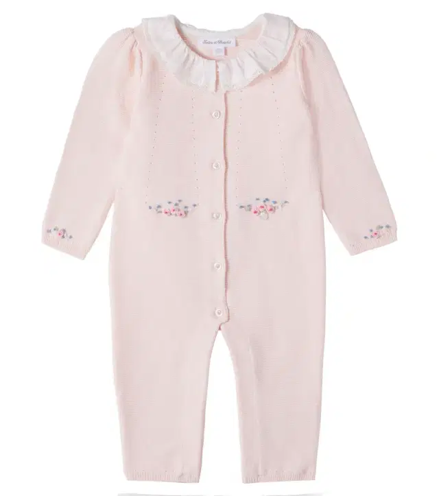 Baby floral cotton onesie Baby floral cotton onesie