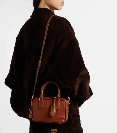 Miu Miu Arcadie Small leather tote bag | Thumbnail 7 Miu Miu Arcadie Small leather tote bag | Thumbnail 7
