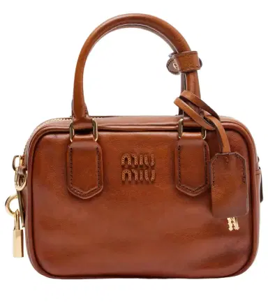Miu Miu Arcadie Small leather tote bag | Thumbnail 1 Miu Miu Arcadie Small leather tote bag | Thumbnail 1