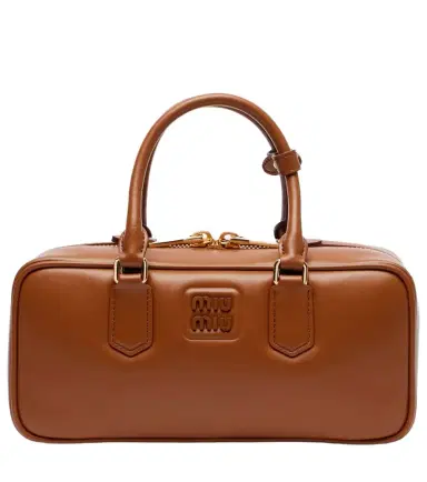 Miu Miu Arcadie Large leather top-handle bag | Thumbnail 1 Miu Miu Arcadie Large leather top-handle bag | Thumbnail 1